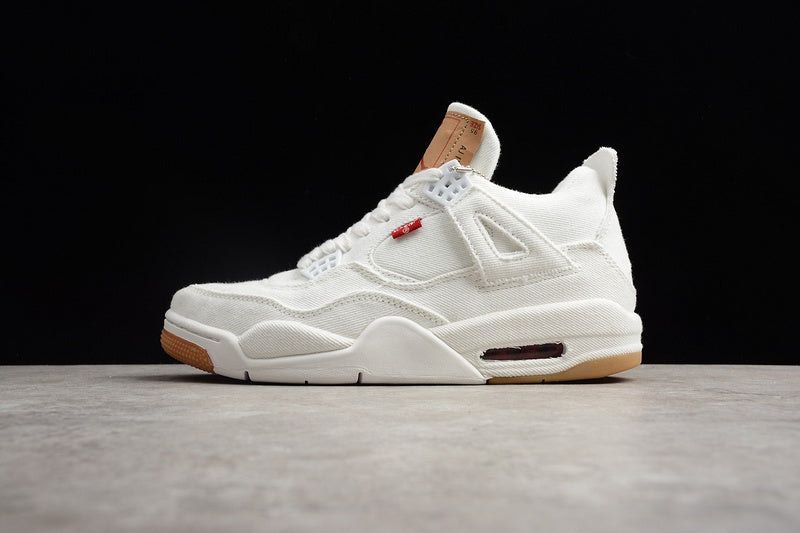 Nike Air Jordan 4 Retro Levis White